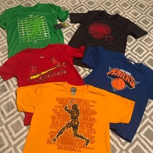 Five boys shirts